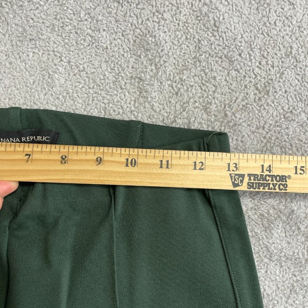 NEW Banana Republic Women's XS Green Ponte Pants Pull on Stretched - Picture 4 of 9